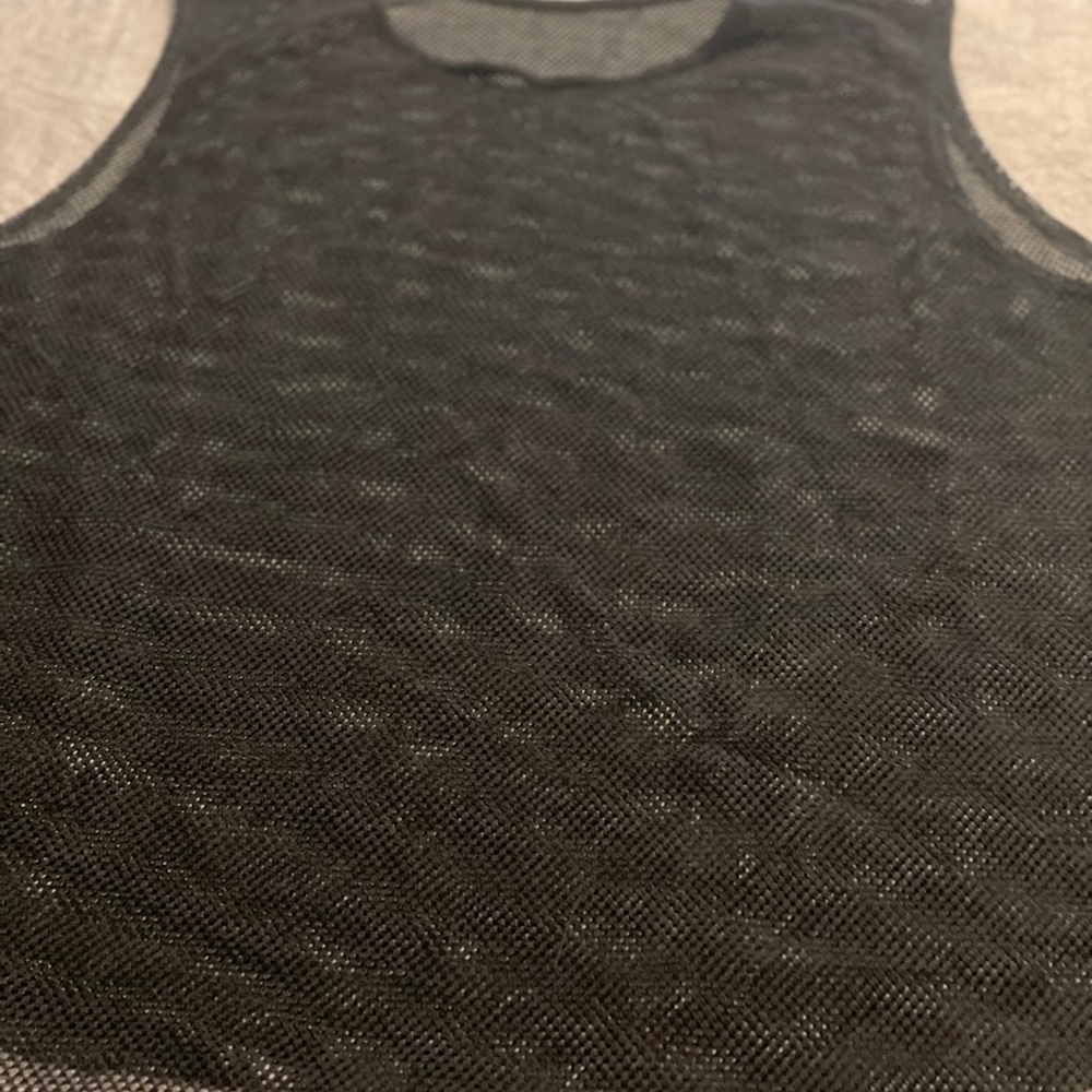 Mesh crop top coverup
